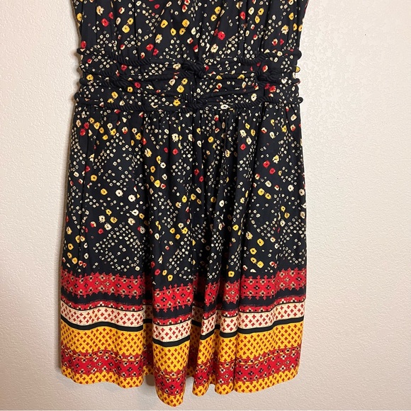 Rachel Roy Fit and Flare Rope Belted Floral Pattern Dress Size 12 - Picture 4 of 11